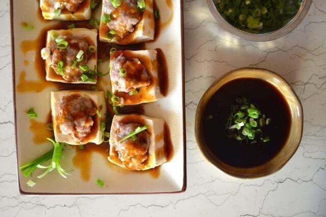 Hakka Style Chinese Stuffed Tofu