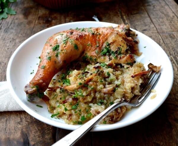 Roast Chicken on Wild Mushroom Sticky Rice "Risotto" by cold2.fioekdjsdas.cf