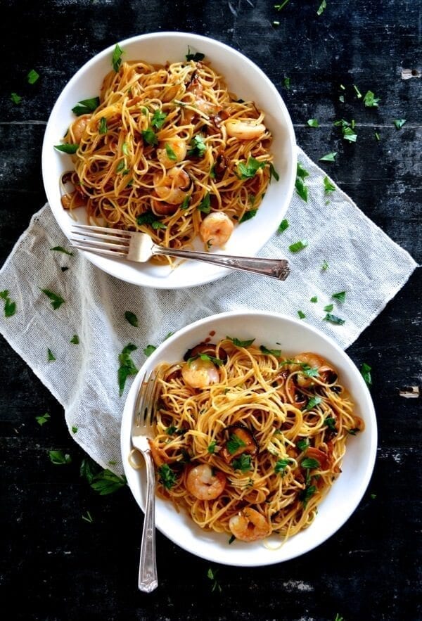 Soy Sauce Butter Pasta with Shrimp and Shiitakes by cold2.fioekdjsdas.cf