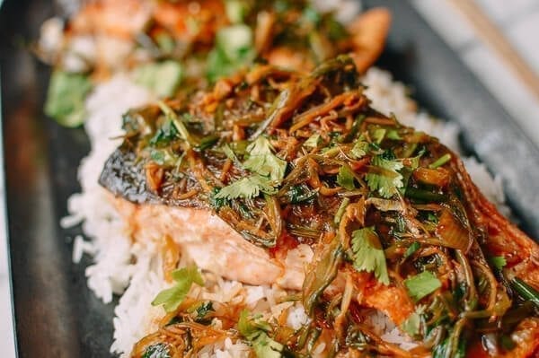 Crispy Scallion Ginger Salmon, by cold2.fioekdjsdas.cf