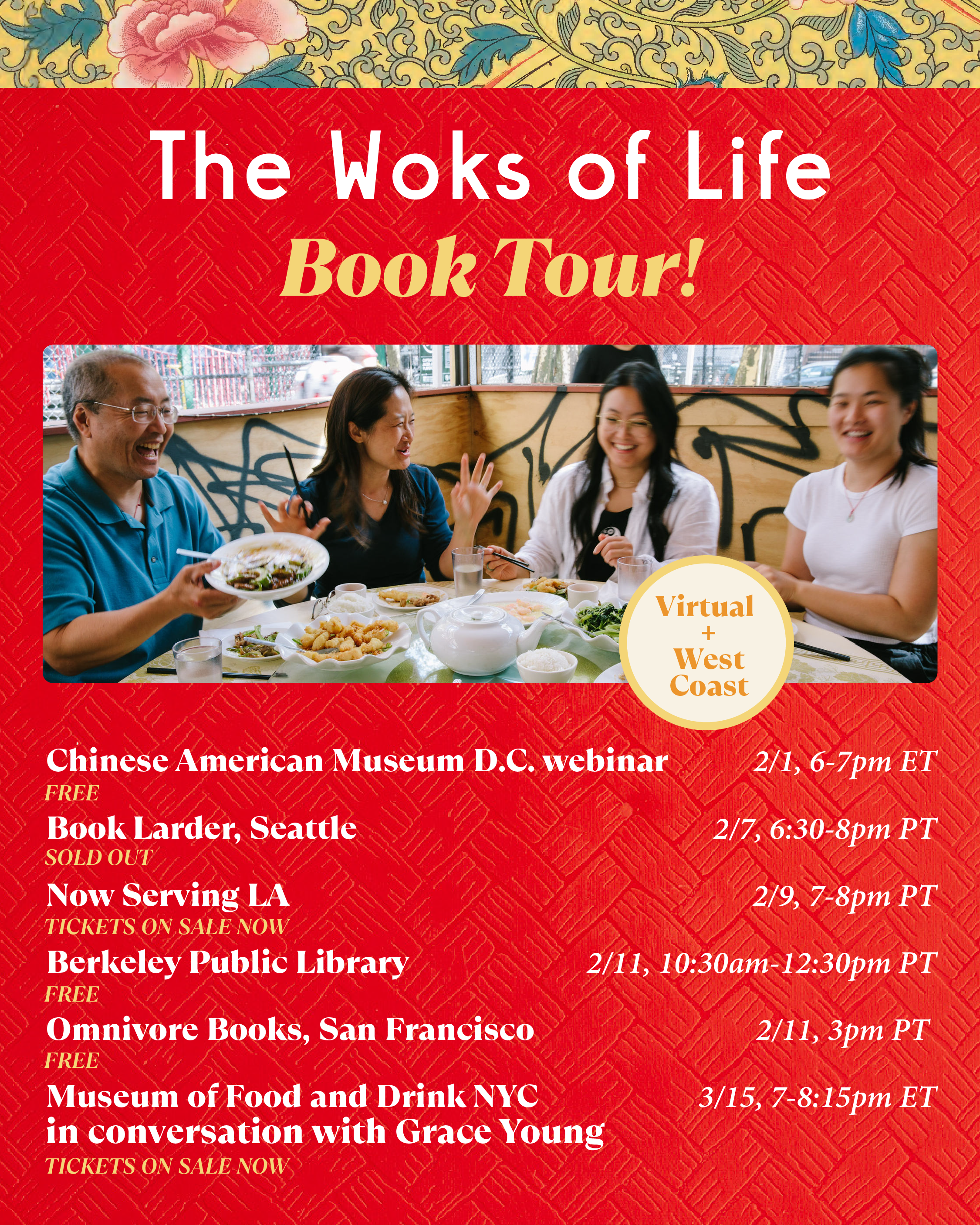 Our West Coast Cookbook Tour!